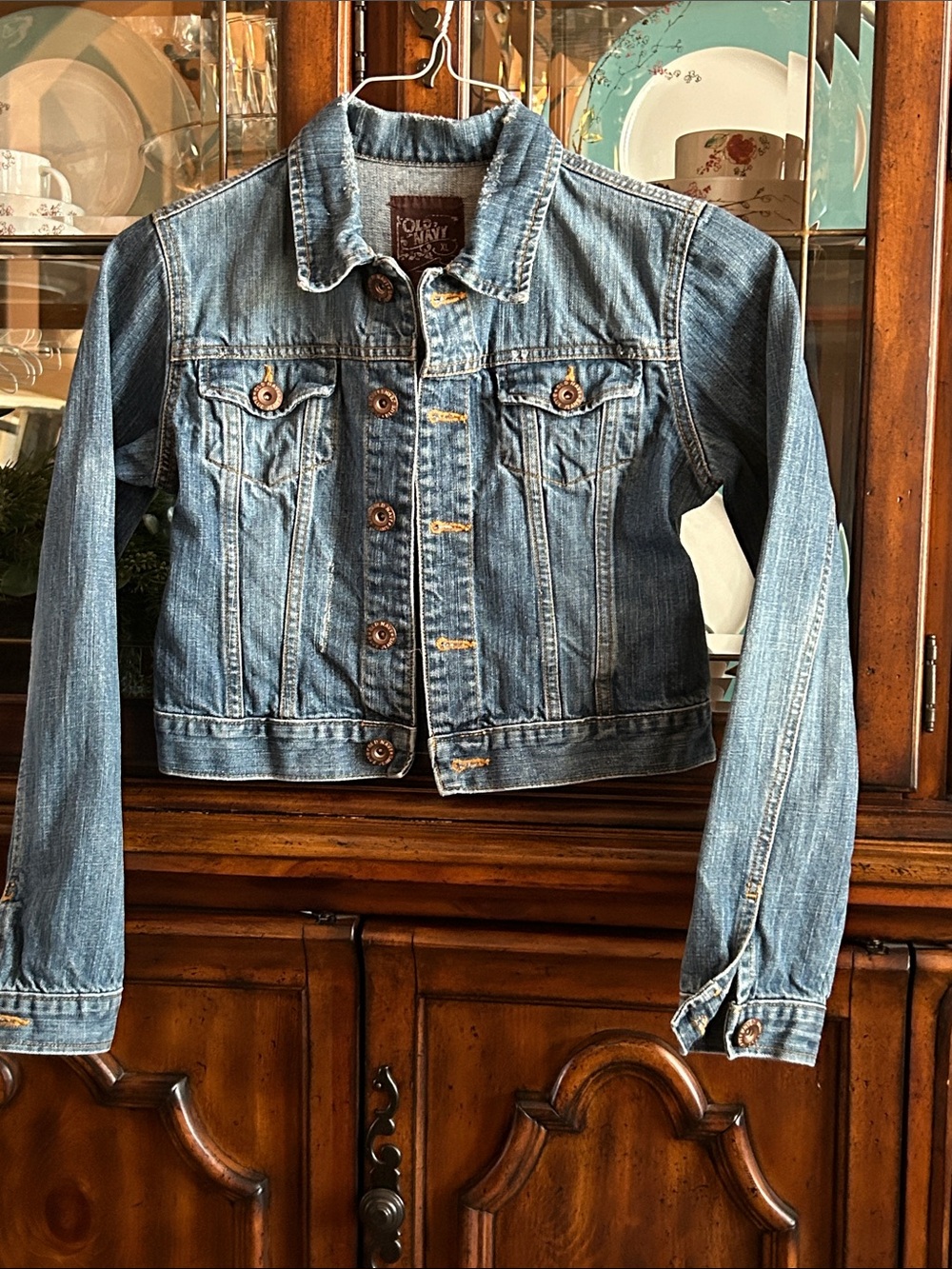 Old Navy Light Blue Denim Jacket - Women's